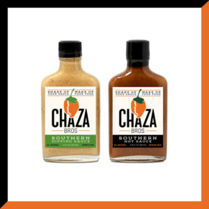 Chaza dipping and southern hot sauce
